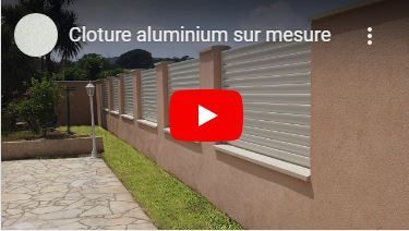 Quelques unes de nos plus belles réalisations de clôture aluminium sur mesure