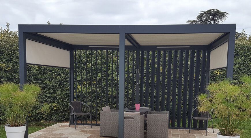 Pergola bioclimatique aluminium en kit Pergola bioclimatique aluminium en kit