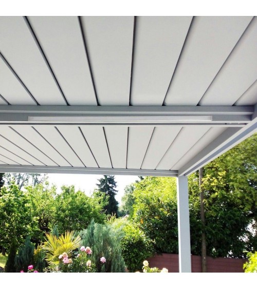 pergola bioclimatique 6x3m adossée