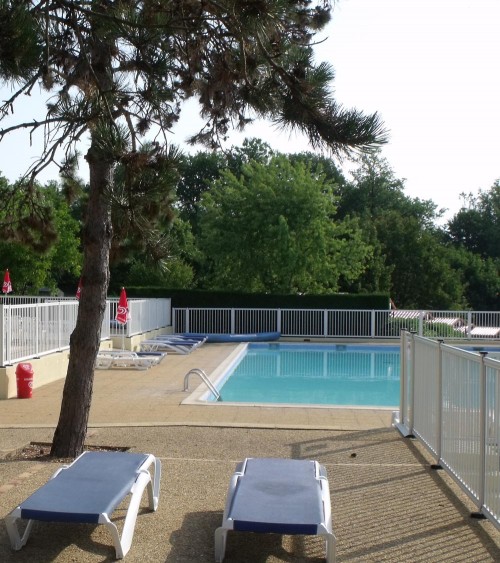 Barrière de piscine à la montagne