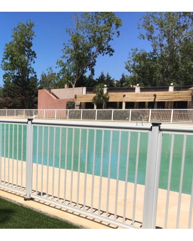 Clôture aluminium de sécurité pour piscine - Domaine de la Coudoulière