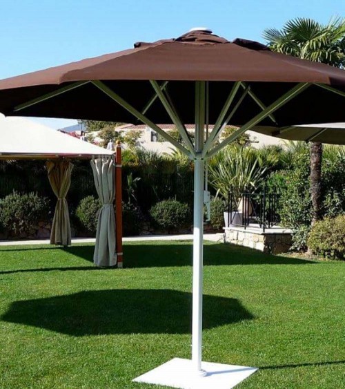 Parasol centré MAXISOCO structure aluminium