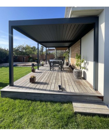 pergola bioclimatique Kalice 6x3m autoportée