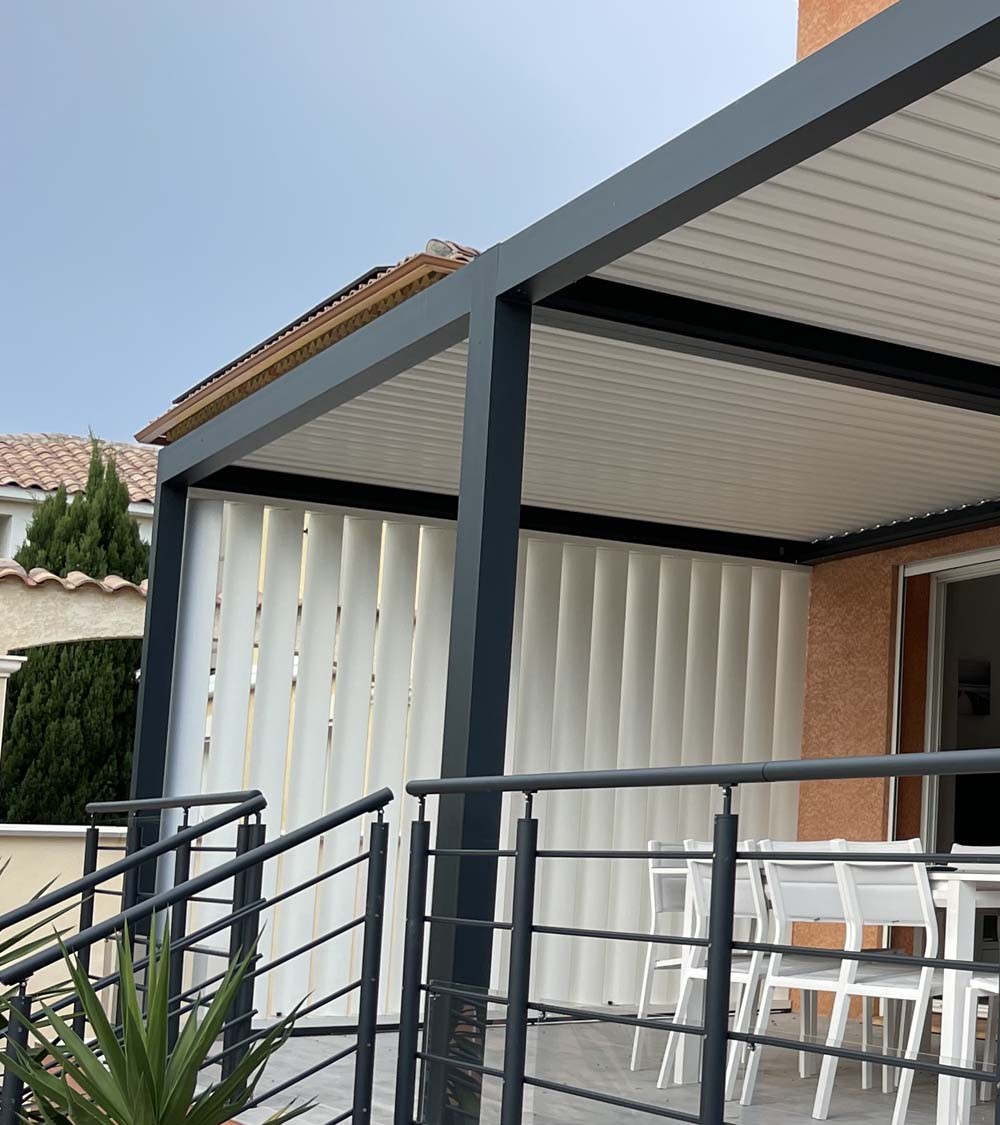 Supports De Fixation Pour Store De Pergola/terrasse - Métal Flexible - Neuf Emballé