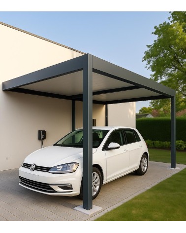 Carport voiture adossé