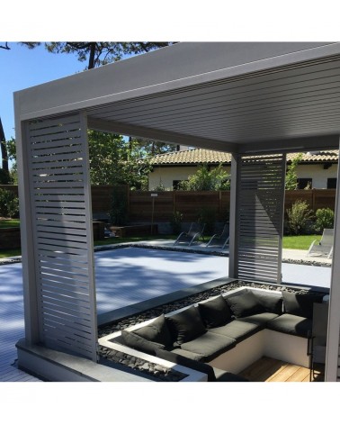 Pergola Bioclimatique avec panneaux coulissants