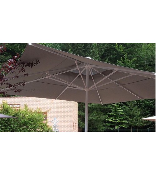 Parasol centré MAXISOCO structure aluminium