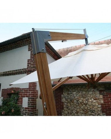 Parasol excentré bambou DECOR D'AILLEURS