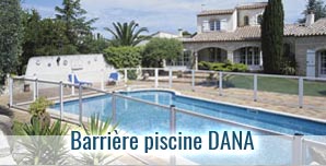 Cloture de piscine en aluminium et verre