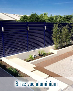 Brise vue aluminium design couleur au choix