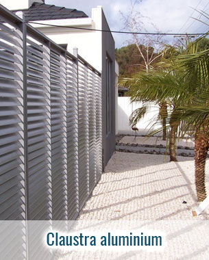 Claustra en aluminium sur mesure fabrication française