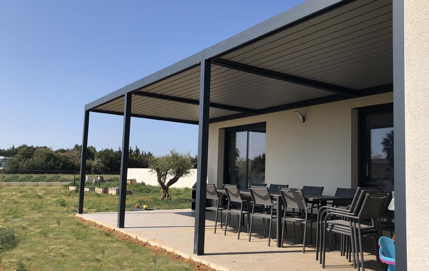 Pergola bioclimatique aluminium Somfy Pergola bioclimatique aluminium Somfy