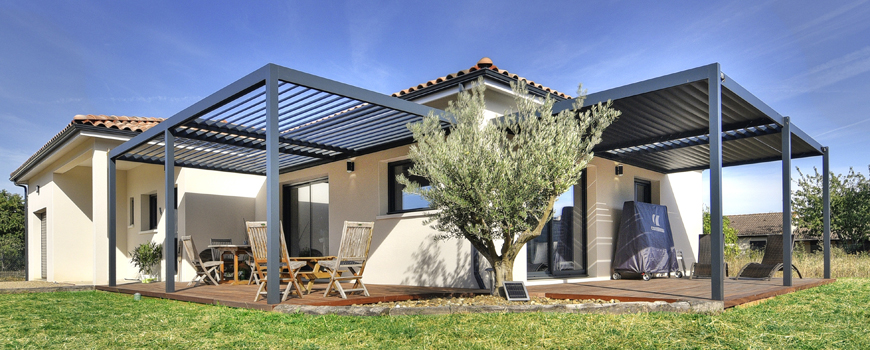 Pergola bioclimatique aluminium en kit Pergola bioclimatique aluminium en kit