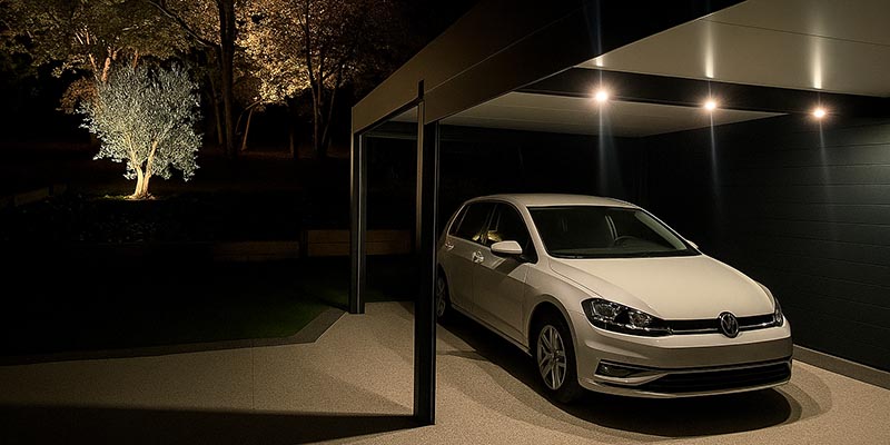 Carport aluminium avec option éclairage